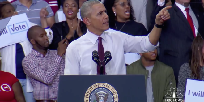 Obama Snaps As Raucous Crowd Shouts Down Trump Supporter - Trading with ...