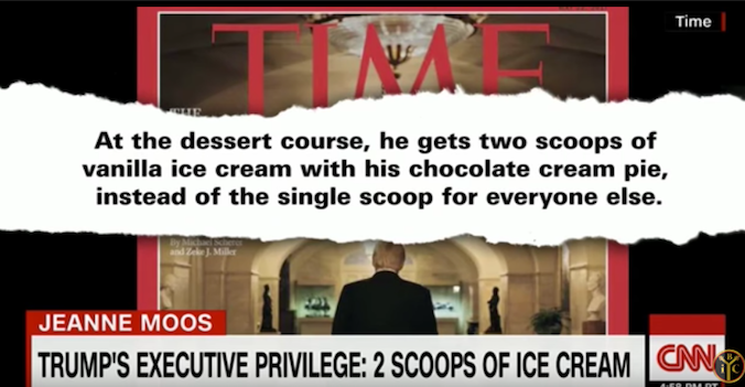 The Final Straw President Trump Had Two Scoops Of Iced Cream While Everyone Else Had One 7403